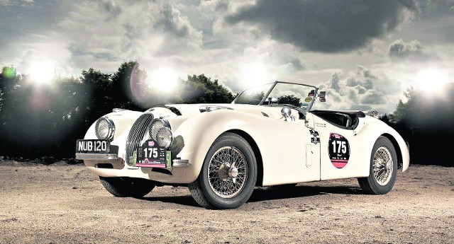 Jaguar XK 120 w wersji rajdowej. Ten model ma na koncie wiele sportowych sukcesów, m.in. w wyścigu "24 Godziny Le Mans" Fot: Jaguar