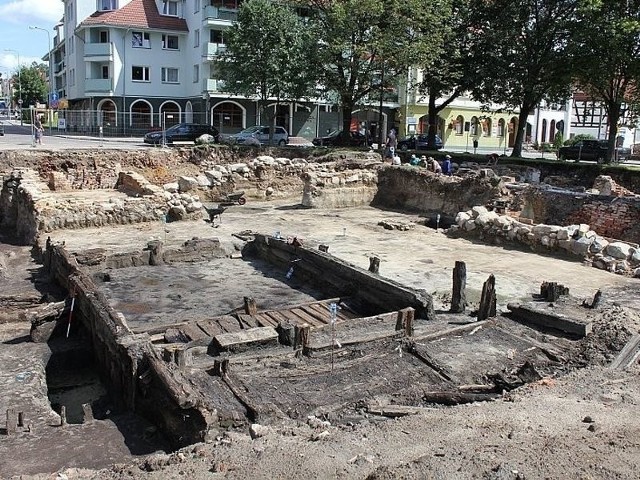 Prace archeologiczne w Lęborku  