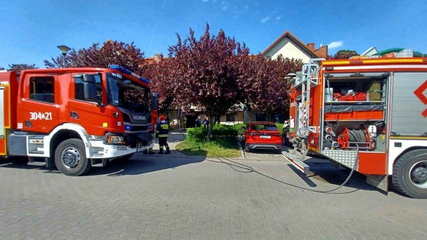 Dzięki szybkiej reakcji strażaków, ogień nie rozprzestrzenił...