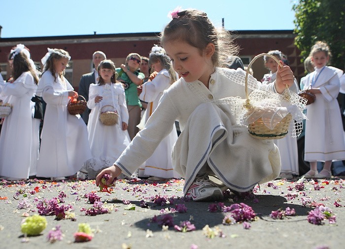 Procesja Bozego Ciala w Slupsku