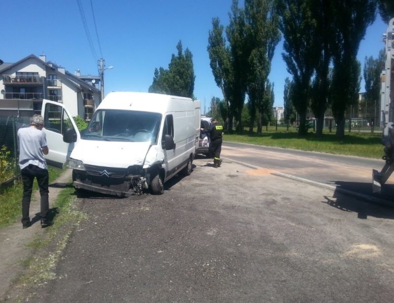 Wypadek na ul. Widzewskiej