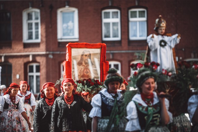 Procesja Bożego Ciała w Lipinach odbyła się 3 czerwca 2021.