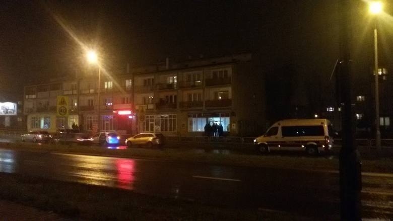 Agencja PKO BP po napadzie na bank w Sosnowcu Zagórzu