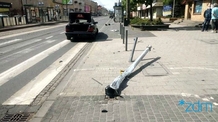 Sygnalizacje świetlne przy skrzyżowaniu ul. Głogowskiej z...