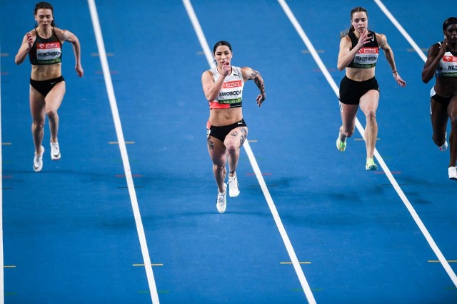 22.02.2022 torun arena torun orlen copernicus cup 2022 lekkoatletyczny meeting na zdjeciu ewa swobodasport lekkoatletykla lekka atletyka zawody fot. grzegorz olkowski / polska press