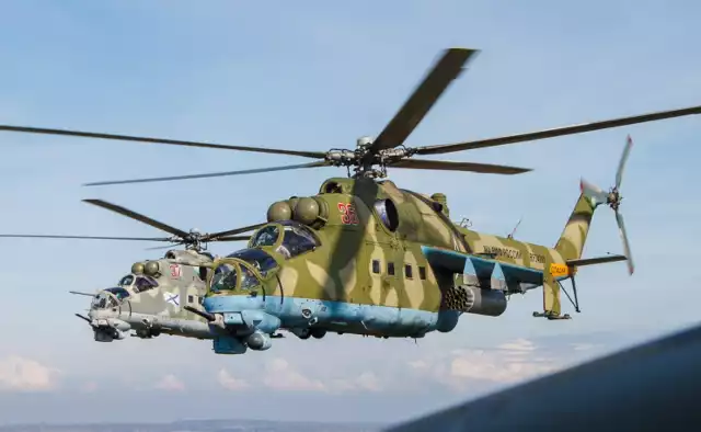 Rosja dysponuje w obwodzie kaliningradzkim dużą liczbą bojowych śmigłowców