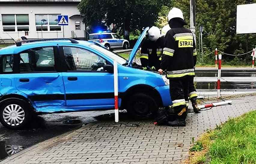 Jazowsko. Groźny wypadek na skrzyżowniu drogi wojewódzkiej z lokalnymi