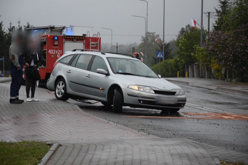 Na drodze krajowej nr 20 w Wołczy Małej samochód osobowy...