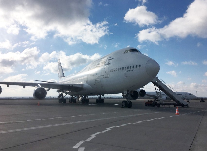- Szerokokadłubowy Boeing 747 należący do izraelskich linii...