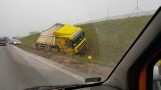 Szkocja. Wypadek na DK8. Ciężarówka wpadła do rowu na trasie Augustów - Suwałki (zdjęcia)  