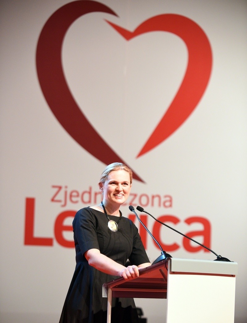 Barbara Nowacka, liderka Zjednoczonej Lewicy.