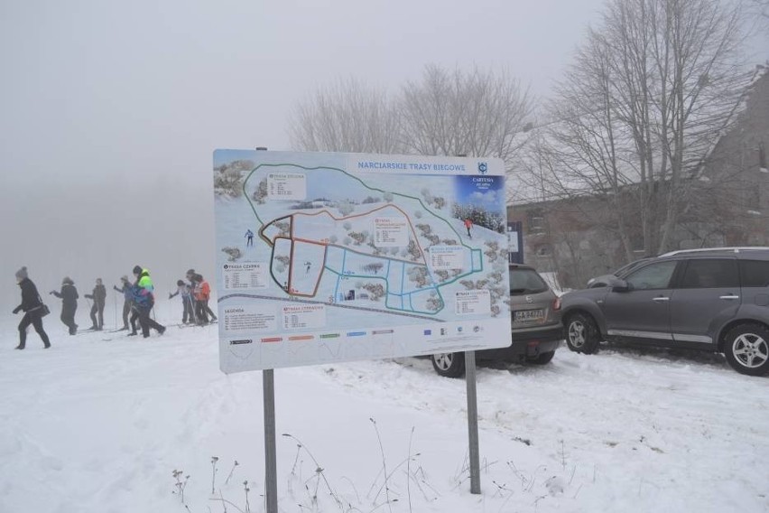 Zima 2017 na Kaszubach - trasy biegowe narciarskie czynne w Kartuzach [ZDJĘCIA]