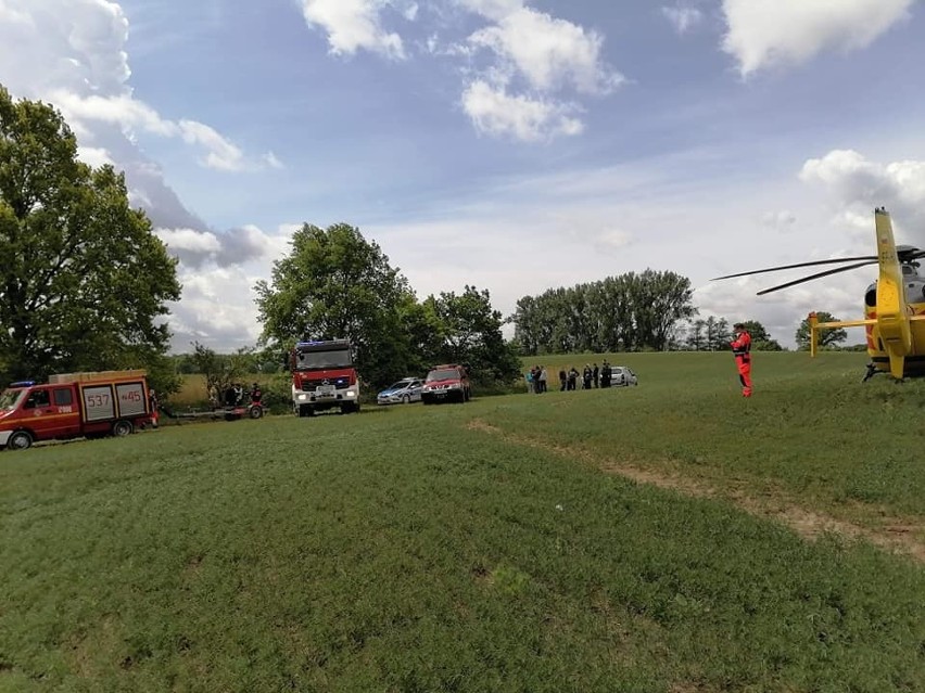 W Pęzinie pod Stargardem utonął 22-letni mężczyzna. Spadł do wody z tratwy własnej konstrukcji