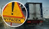 Ciężarówka zatarasowała drogę Bydgoszcz - Świecie
