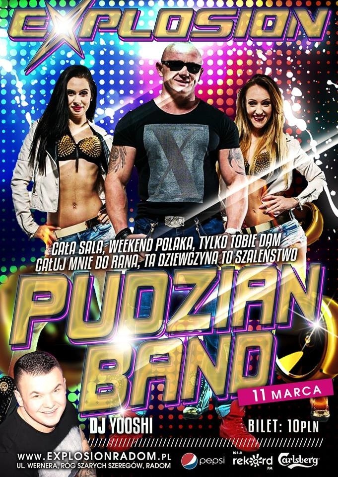 Explosion w Radomiu zaprasza na koncerty. Zagra News i Pudzian Band!