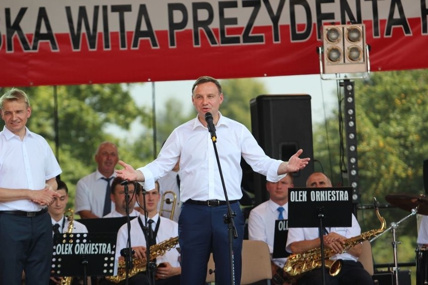 Prezydent Andrzej Duda w Janowie Lubelskim (ZDJĘCIA)