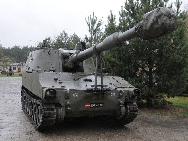 Haubica samobieżna M109 - najnowszy eksponat Muzeum Wojsk Lądowych
