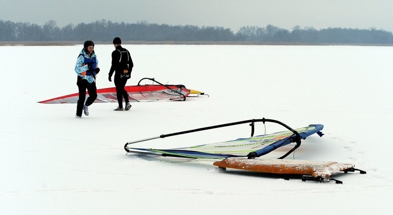 Jazda na iceboardach...