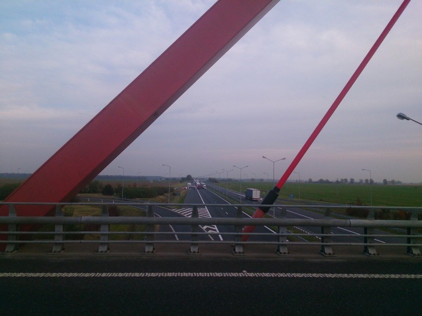 Zamknięta autostrada Katowice - Wrocław. Objazd przez Oławę