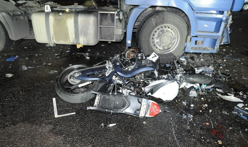 W wypadku w Karpiu zginął motocyklista
