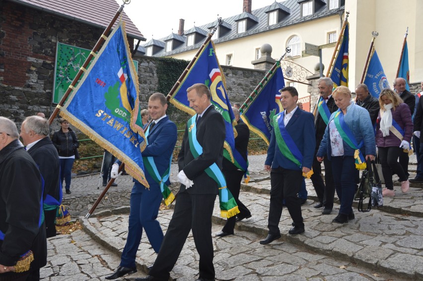 Pielgrzymka hodowców gołębi na Górę św. Anny