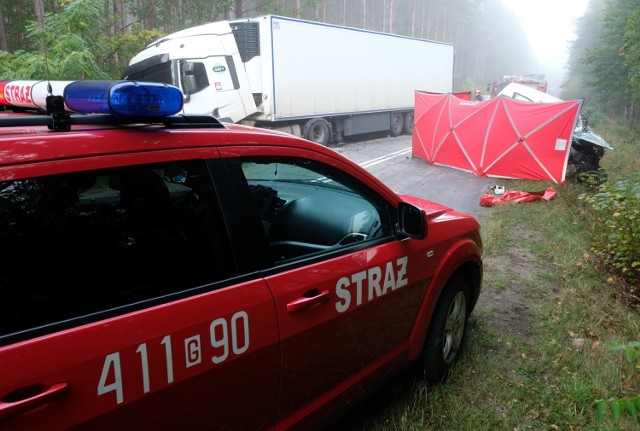 Wypadek w Konarzynach we wtorek, 13.10.2020 r. 1 osoba nie żyje!