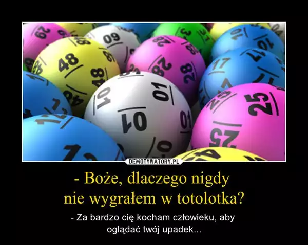 Wyniki LOTTO i demotywatory