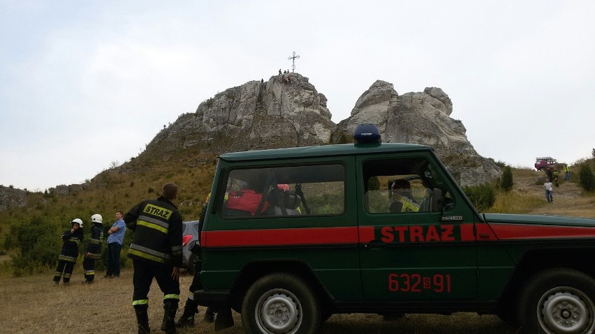 Olsztyn: Znaleziono zwłoki na skale. Prawdopodobnie 37-latek popełnił samobójstwo