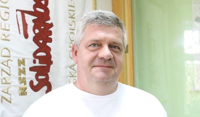 Grzegorz Adamczyk jest koordynatorem pikiety.