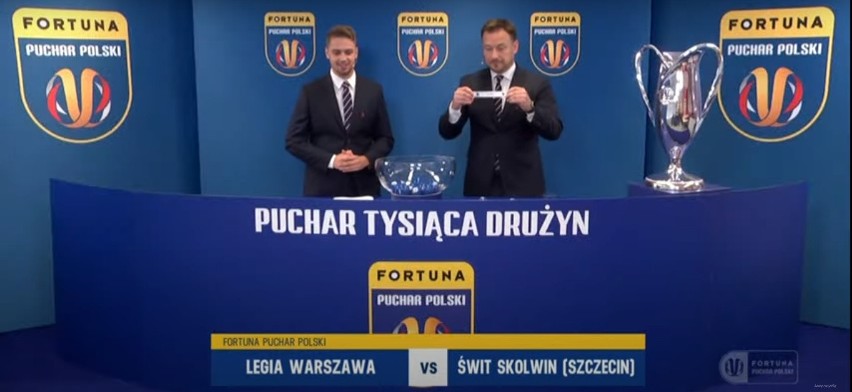 Legia Warszawa przyjedzie do Skolwina. Świt trafił na mistrza w Pucharze Polski