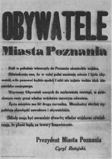 Wojska niemieckie miały uszanować mienie i życie...