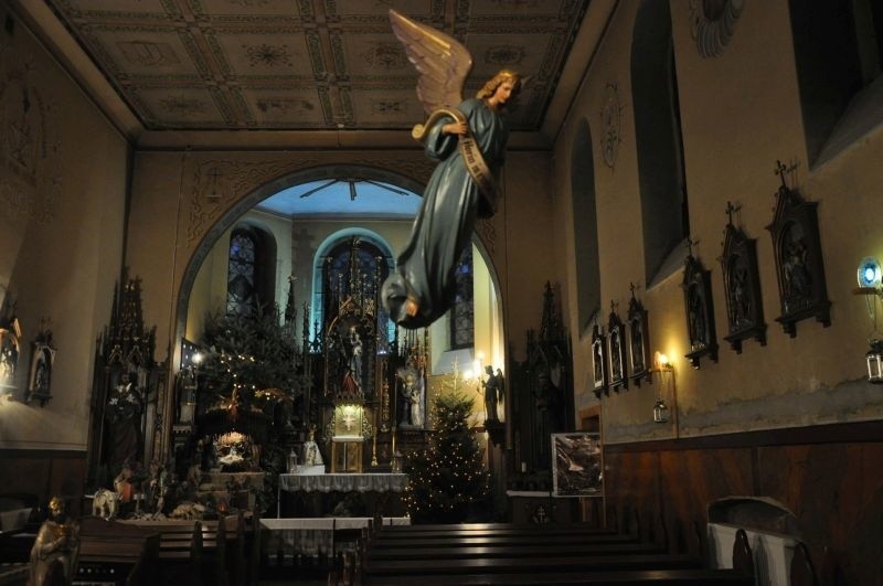 Najstarsza szopka bożonarodzeniowa w Oleśnie - w kaplicy św....
