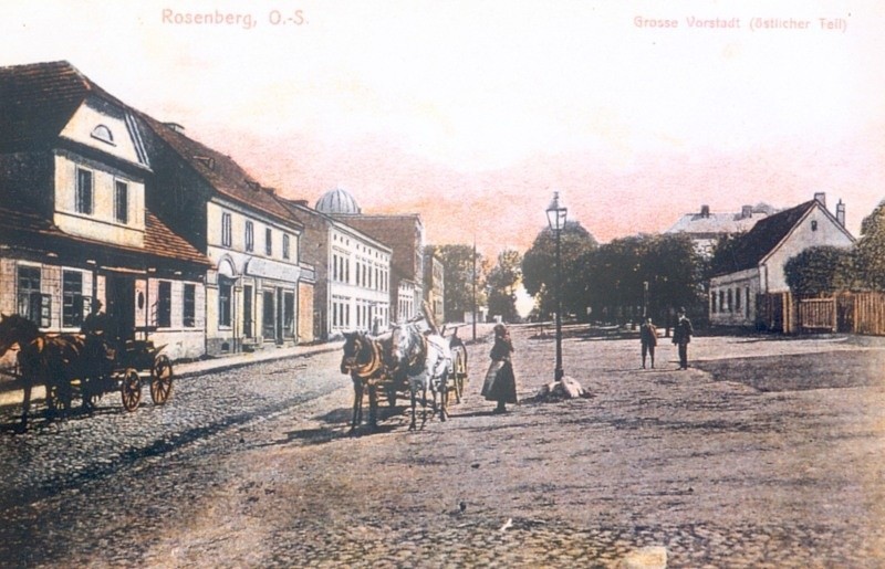 Wielkie Przedmieście (Große Vorstadt) było najszerszą ulicą...