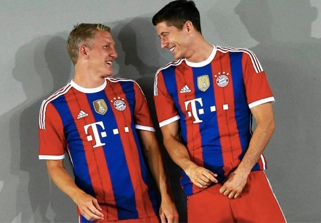 Bastian Schweinsteiger i Robert Lewandowski