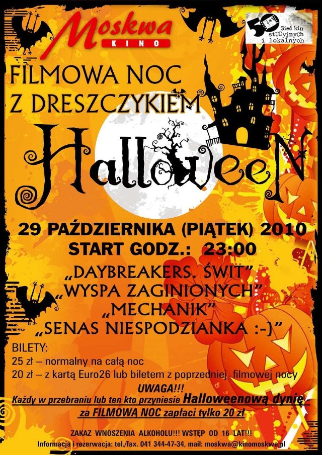 Halloween w kinie Moskawa.