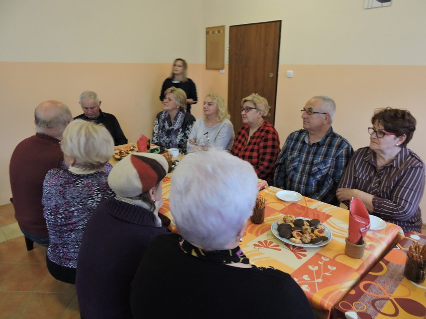 Laskowiec, gmina Rzekuń. Pierwsze spotkanie Klubu Seniora we wsi