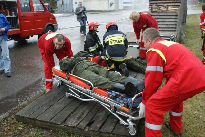 Akcja ratunkowa w Grajewie