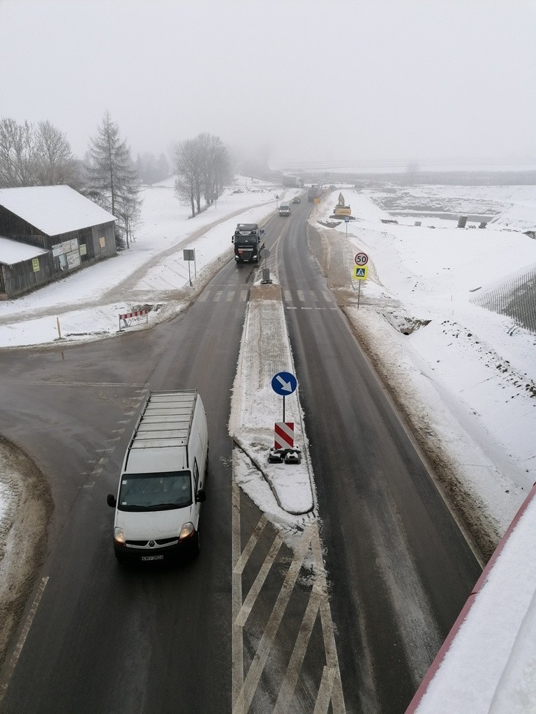 Budowa trasy S7 Szczepanowice-Widoma. Zmiany w organizacji ruchu