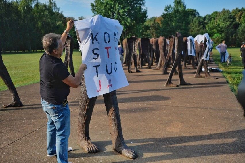 Koszulki "konstytucja" na "Nierozpoznanych" Magdaleny...