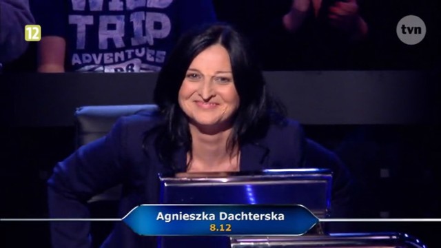 Agnieszka wygrała 250 tys. zł.
