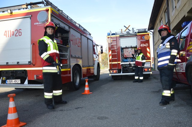 Mimo dramatycznych przeżyć na zasnutej mgłą autostradzie , zastęp strażaków z Brzeska gotów jest pędzić na pomoc na każde wezwanie