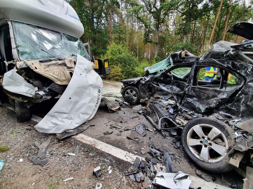 Wypadek na trasie Kwidzyn - Sztum