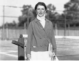 Wanda Dubieńska podczas turnieju w Krakowie, 1926 r.