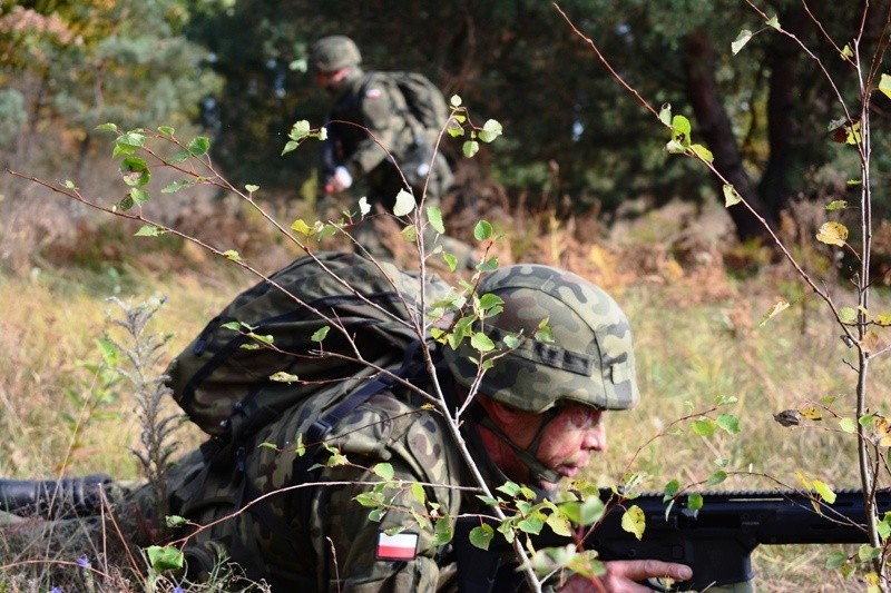 Egzamin i przysięga żołnierzy Wojsk Obrony Terytorialnej w...