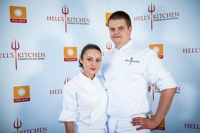 Paulina Sawicka i Arkadiusz Klimkiewicz w "Hell's Kitchen"...
