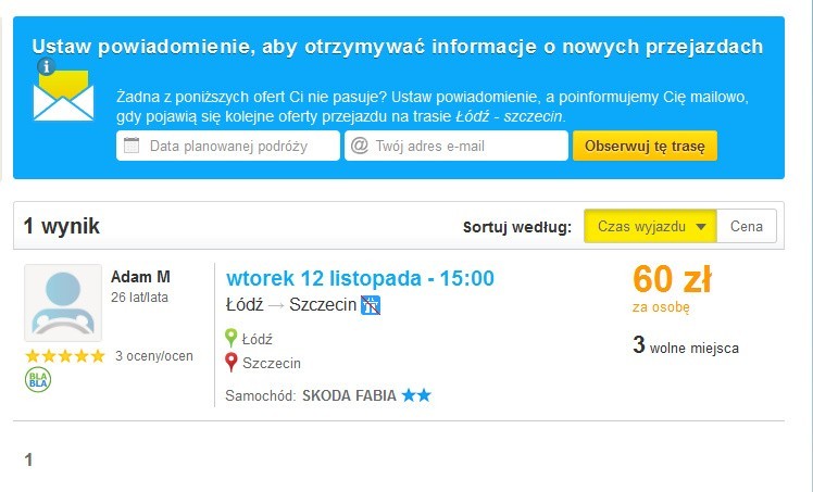 Blablacar. Wspólne podróżowanie dla kierowców i podróżnych