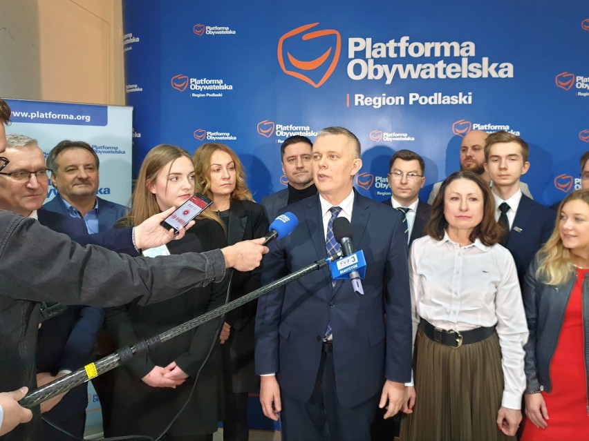 Tomasz Siemoniak w Białymstoku