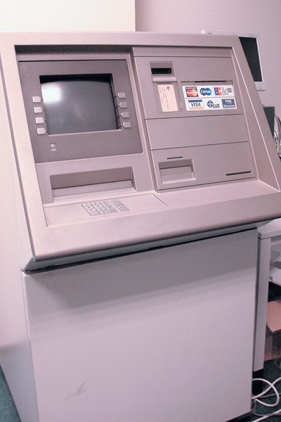 Tak wygląda pierwszy bankomat Banku Pekao SA w Łodzi.