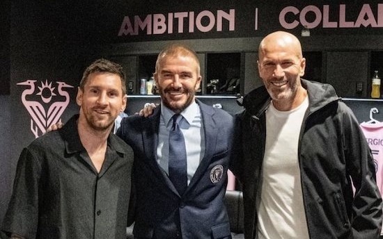 Wielka trójka legendarnych piłkarzy – Lionel Messi, David Beckham i Zinedine Zidane