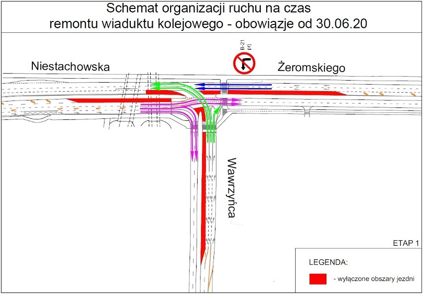 Poznań: Rusza remont wiaduktu kolejowego nad ul. Niestachowską. Będą utrudnienia w ruchu